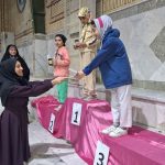 مسابقات دومیدانی دختران با عنوان عصر رویش در اندیمشک